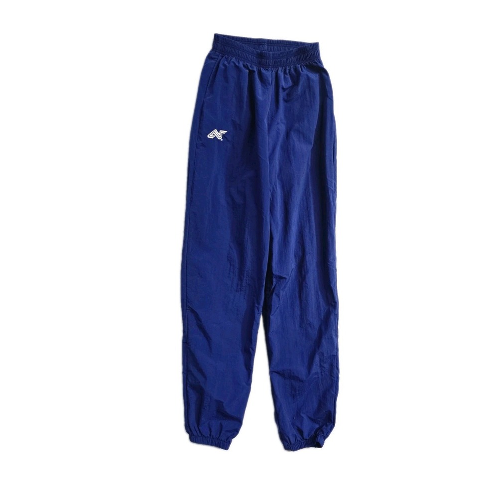 Vintage Alpha Factor Women's Nylon Joggers Blue Small Athletic